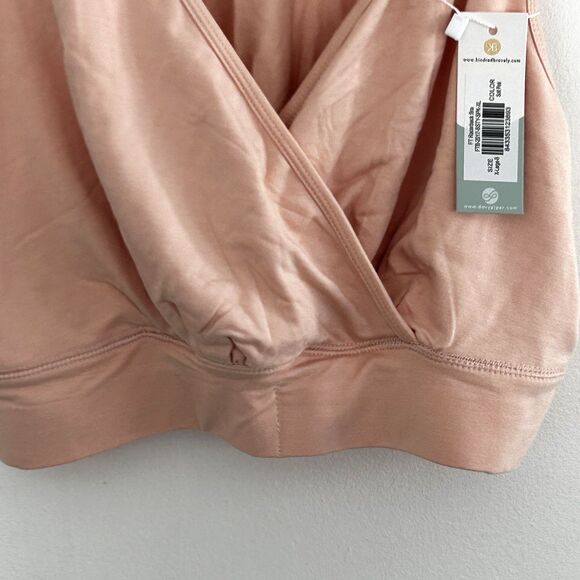 New Kindred Bravely Bra Davy Piper Racerback Bra Size XL B Soft Pink nwt - Picture 3 of 9